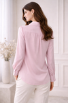 Blush Ruffle Detail Shirt