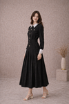 Heritage Lace Collar Midi Dress