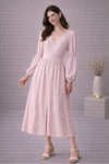 Ethereal Textured Midi Dress