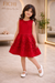 Little Ruby Ruffle Frock