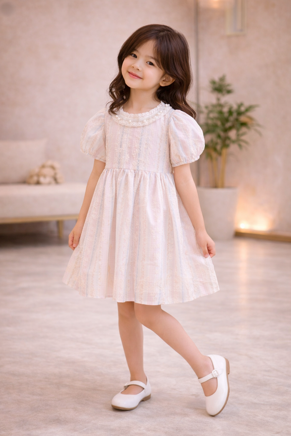 Little Pastel Pearl Frock
