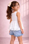 Cloud Breeze Denim Co-ord Set