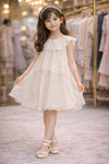 Little Bow Tiered Frock