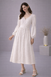 Ethereal Textured Midi Dress