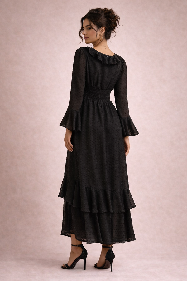 Soft Ruffle Maxi