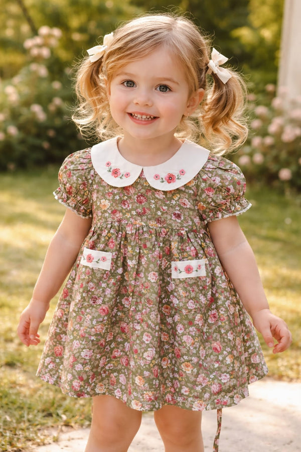 Little Blossom Garden Collar Frock