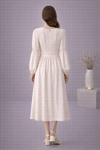 Ethereal Textured Midi Dress