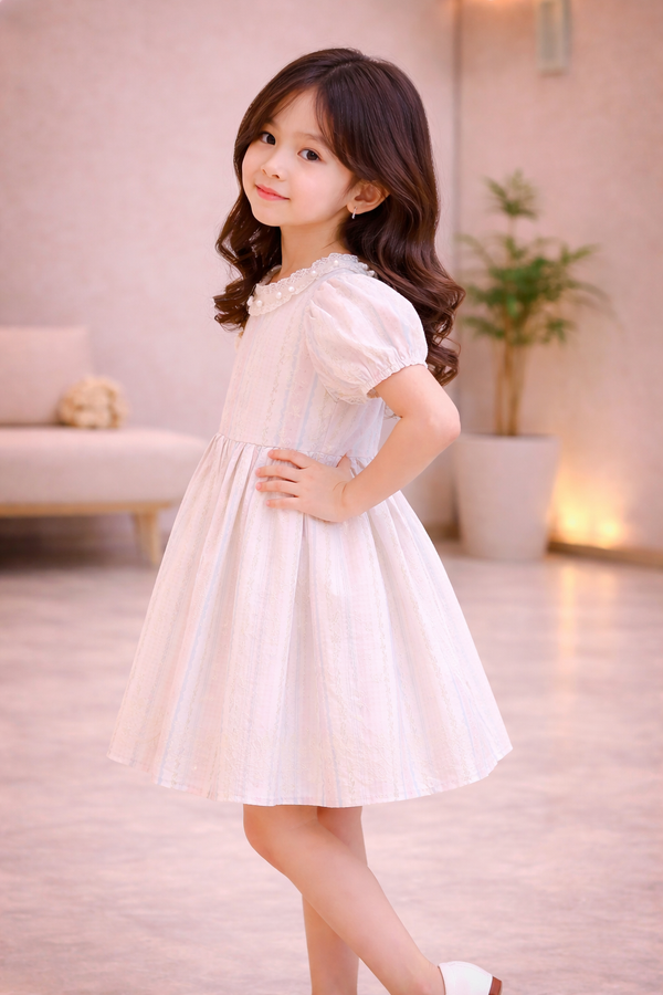 Little Pastel Pearl Frock
