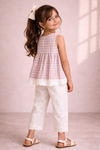 Little Blush Checkered Co-ord Set