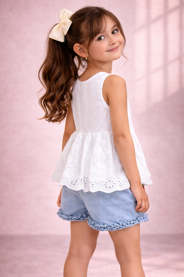 Cloud Breeze Denim Co-ord Set