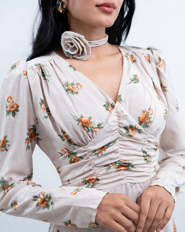 Soft Bloom Statement Maxi