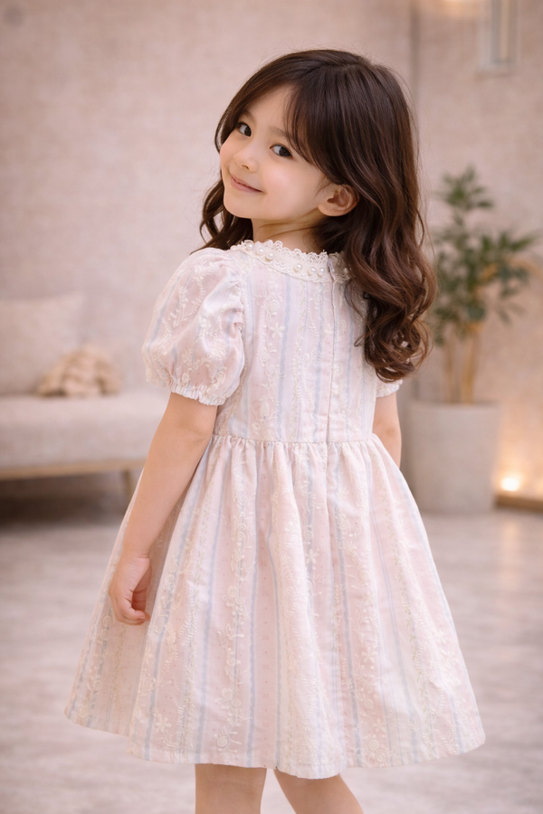 Little Pastel Pearl Frock