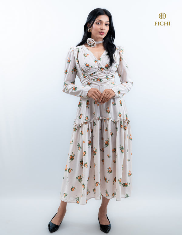Soft Bloom Statement Maxi