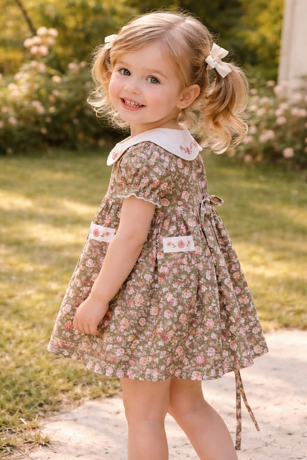 Little Blossom Garden Collar Frock