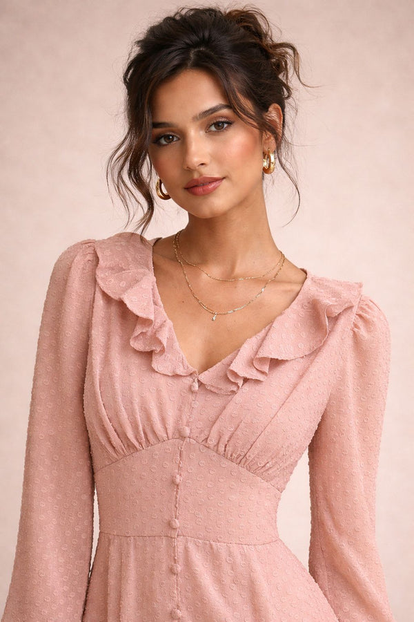Soft Ruffle Maxi